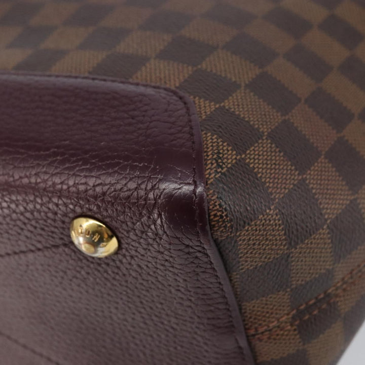 Louis Vuitton Hyde Park Handbag Damier with Leather