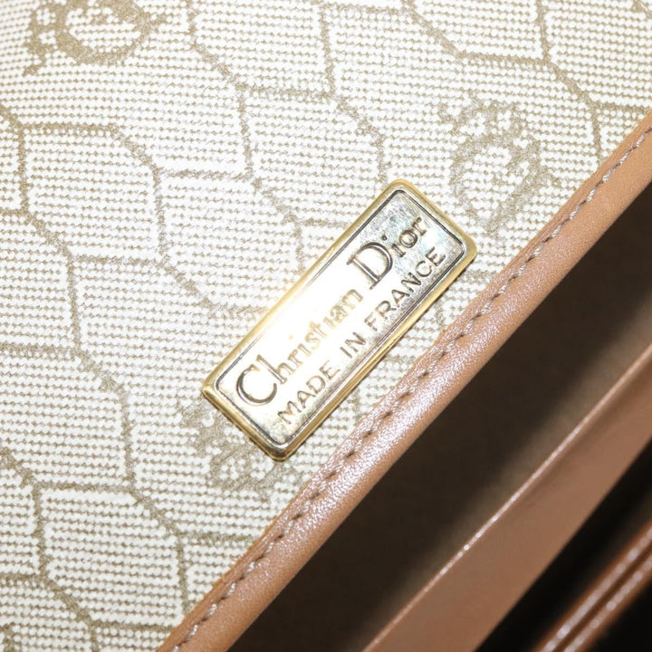 Christian Dior Vintage Honeycomb chain Canvas