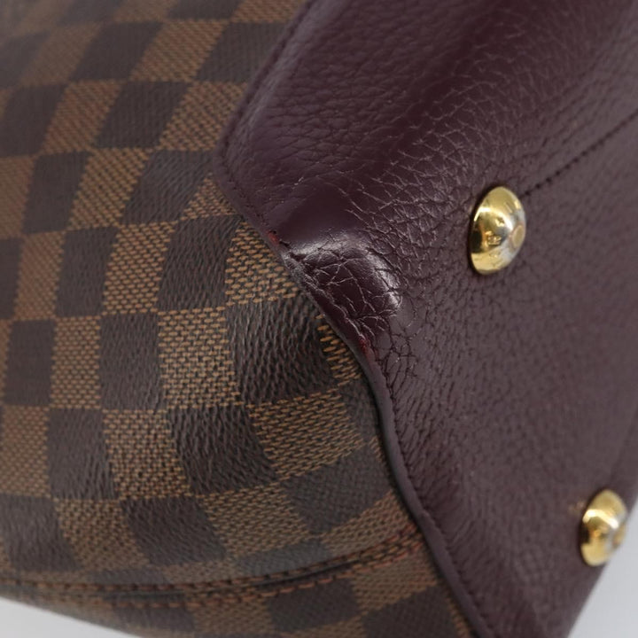 Louis Vuitton Hyde Park Handbag Damier with Leather