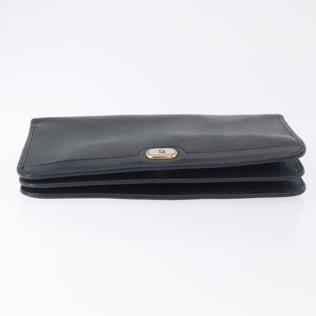 Christian Dior Vintage Chain Flap Shoulder Bag Leather
