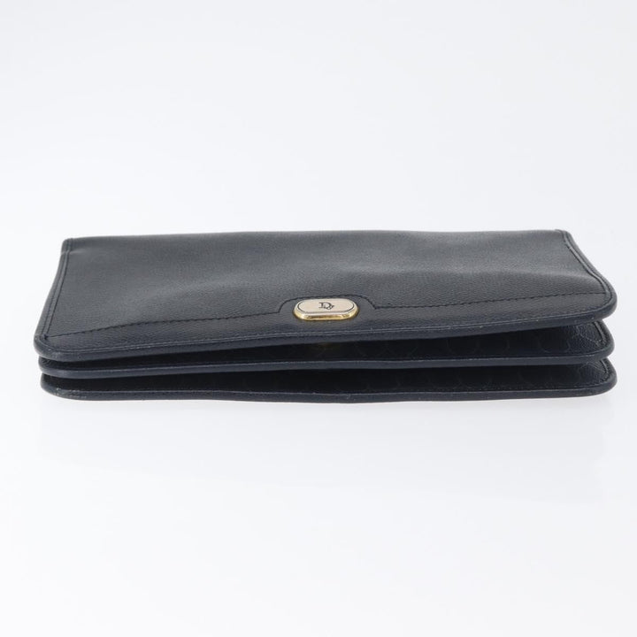 Christian Dior Vintage Chain Flap Shoulder Bag Leather