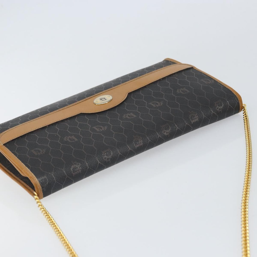 Christian Dior Vintage Honeycomb chain Canvas