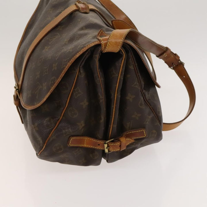 Louis Vuitton Saumur Handbag Monogram Canvas