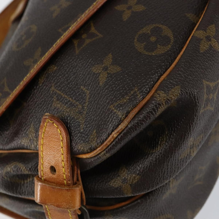 Louis Vuitton Saumur Handbag Monogram Canvas
