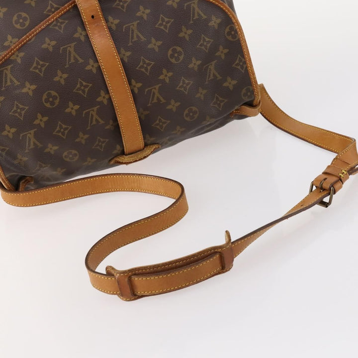 Louis Vuitton Saumur Handbag Monogram Canvas