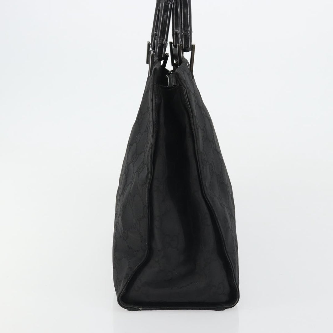 Gucci Vintage Bamboo Handle Tote GG Canvas