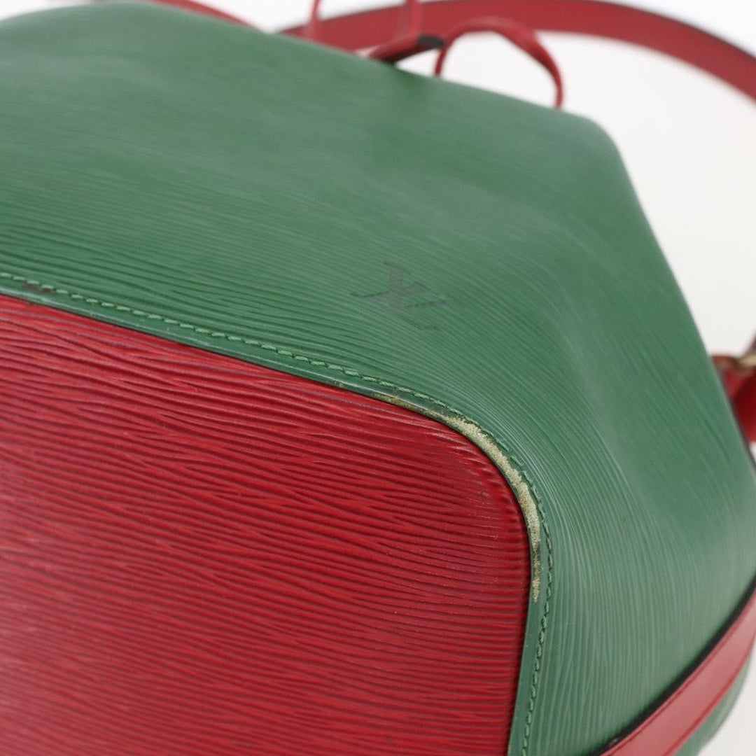 Louis Vuitton Bicolor Petit Noe Handbag Epi Leather