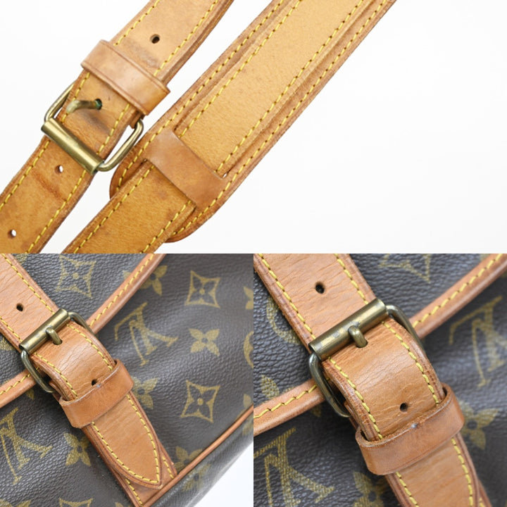 Louis Vuitton Saumur Handbag Monogram Canvas