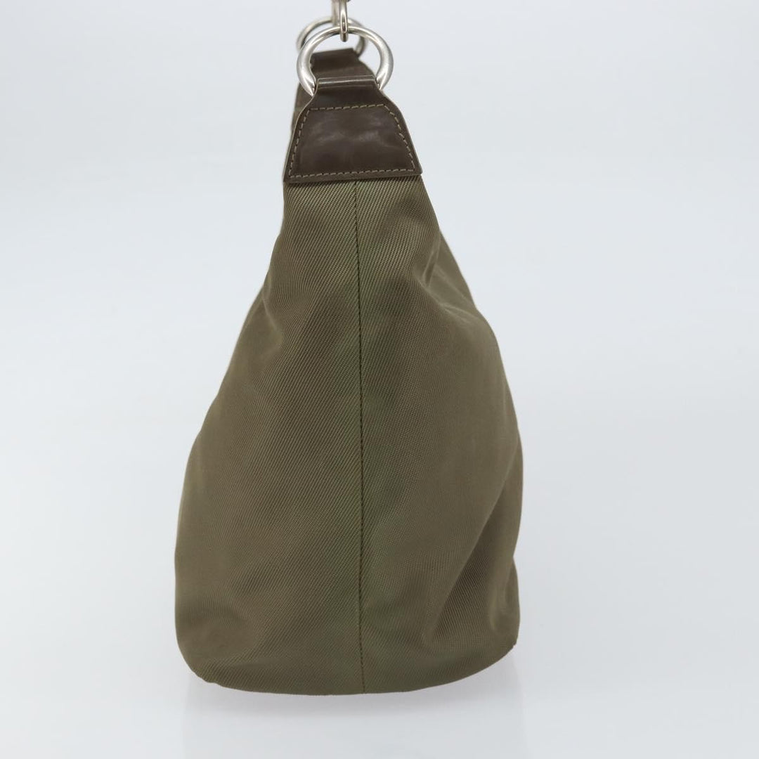 Gucci Vintage Bamboo Shoulder Bag Nylon