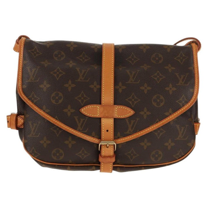 Louis Vuitton Saumur Handbag Monogram Canvas