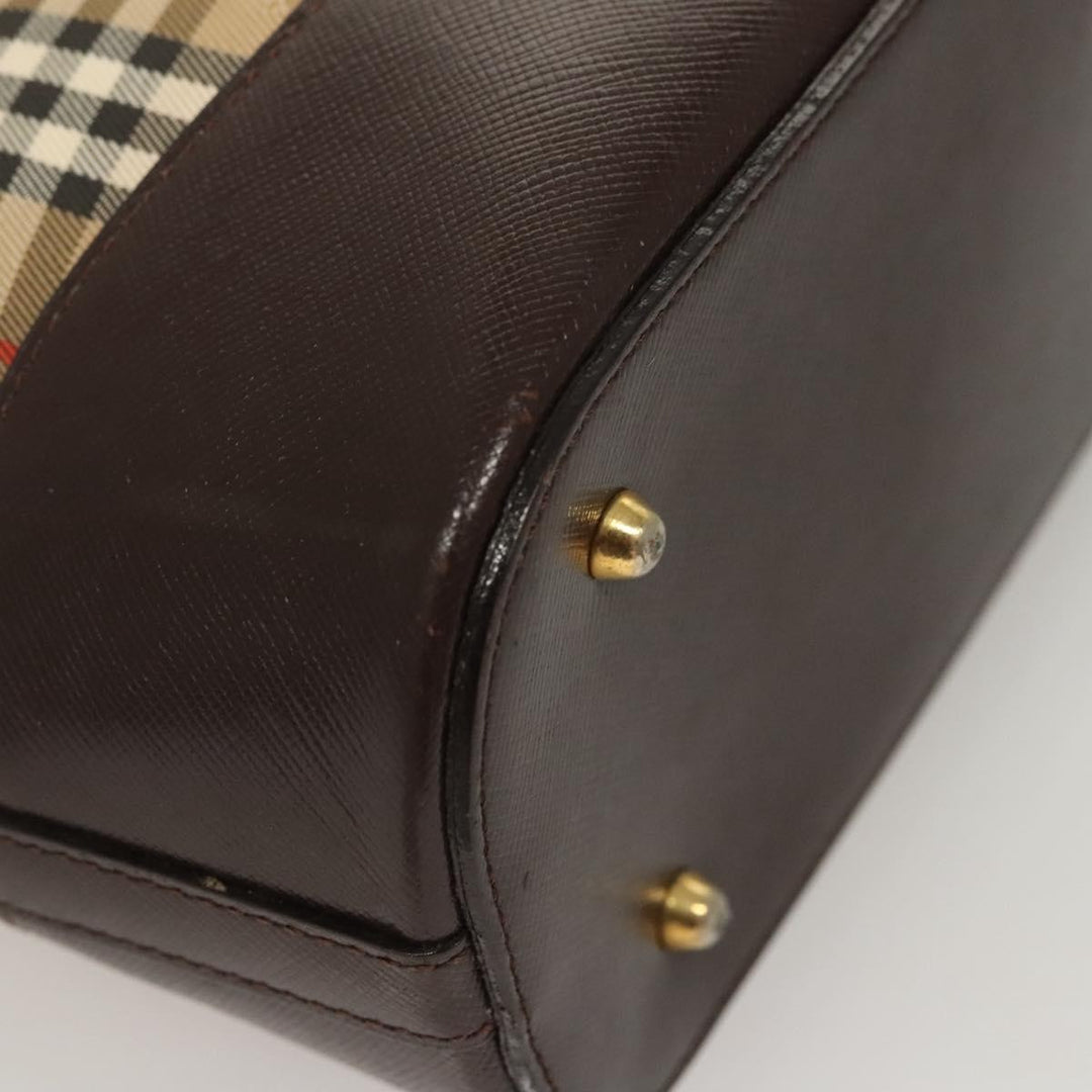 Burberry Nova check Shoulder bag Canvas and Leather