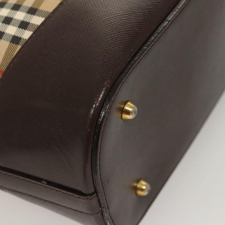Burberry Nova check Shoulder bag Canvas and Leather