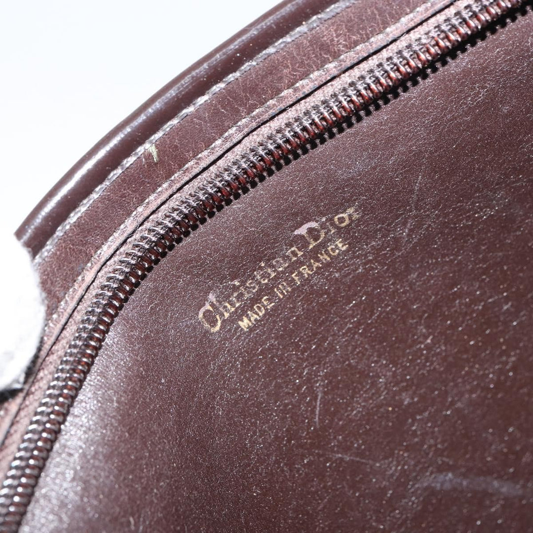 Christian Dior Vintage Trotter Shoulder Bag Canvas
