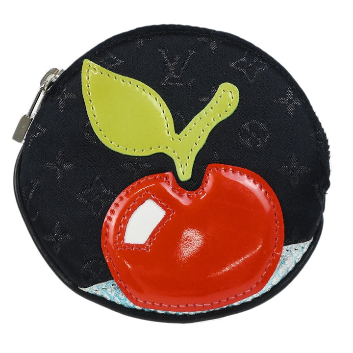 Louis Vuitton Round Coin Purse Limited Edition Monogram Silk