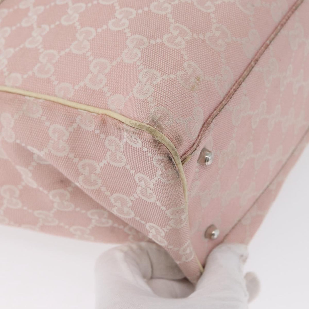 Gucci Web Handle Buckle Tote GG Canvas