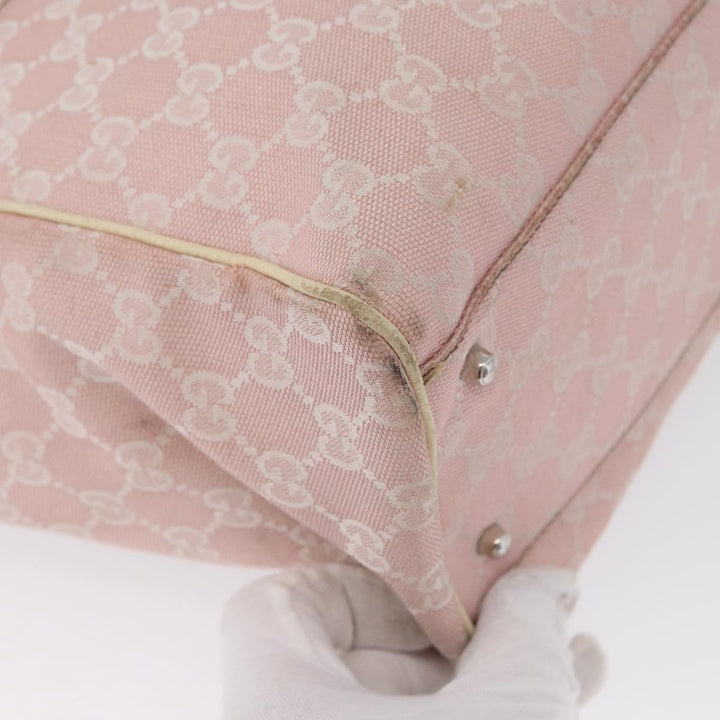 Gucci Web Handle Buckle Tote GG Canvas