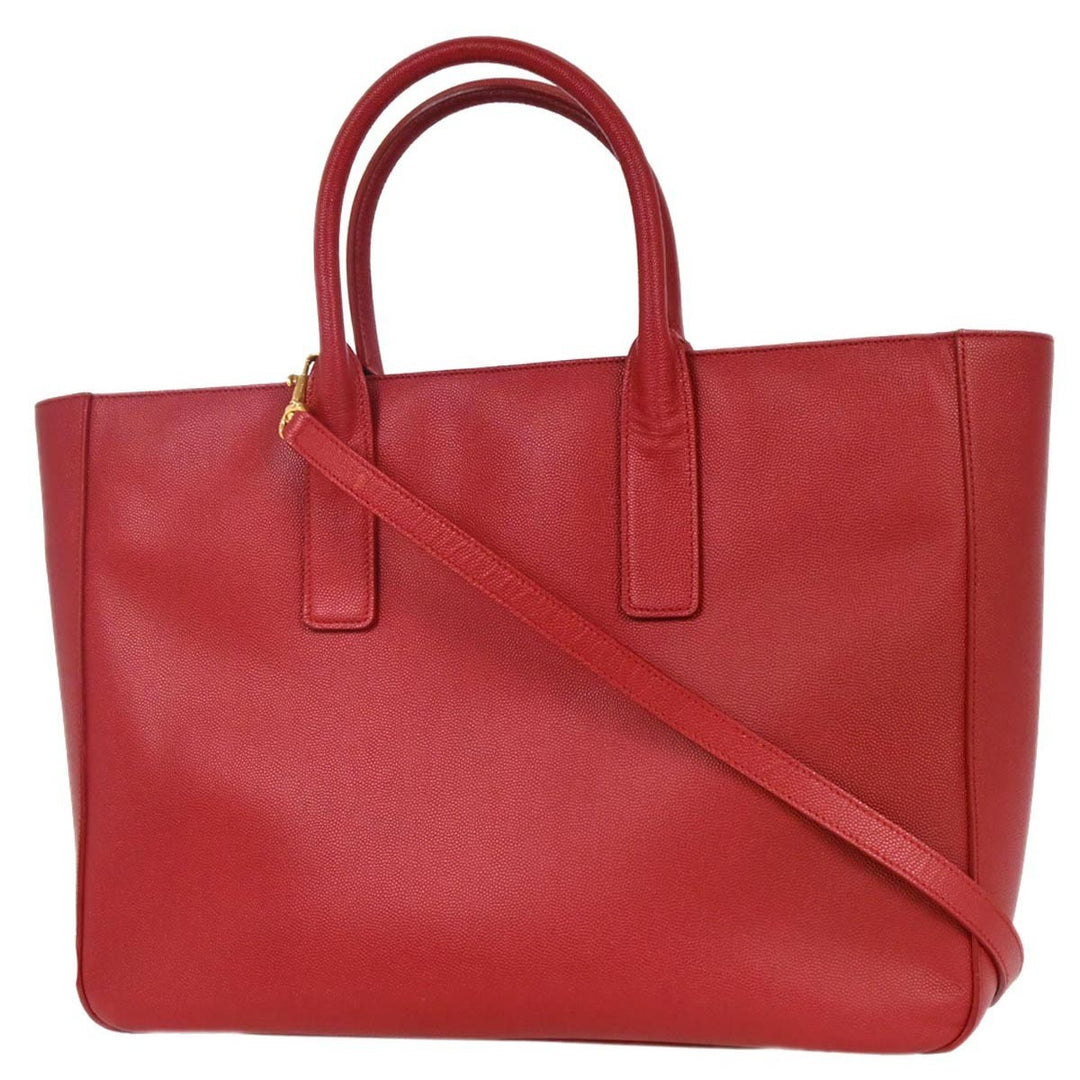 Saint Laurent Museum Tote Leather