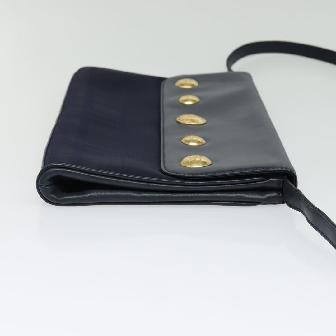 Burberry Flap Shoulder Bag Canvas