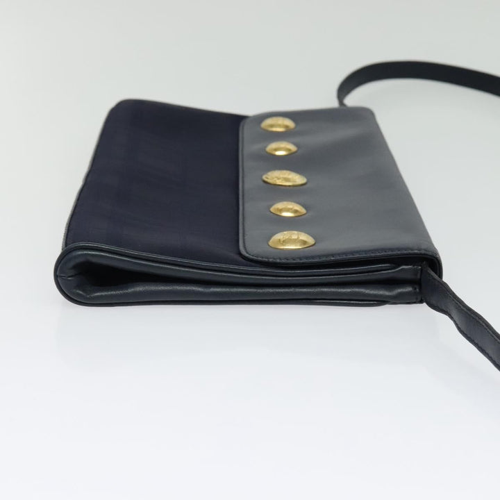 Burberry Flap Shoulder Bag Canvas