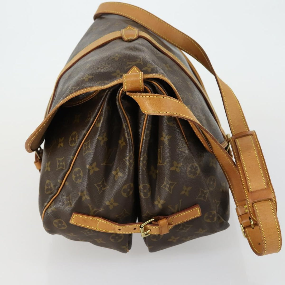 Louis Vuitton Saumur Handbag Monogram Canvas