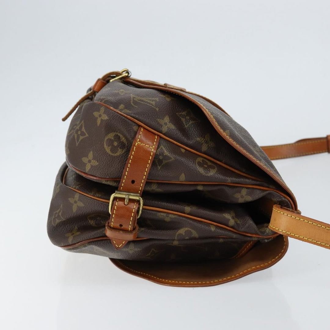 Louis Vuitton Saumur Handbag Monogram Canvas