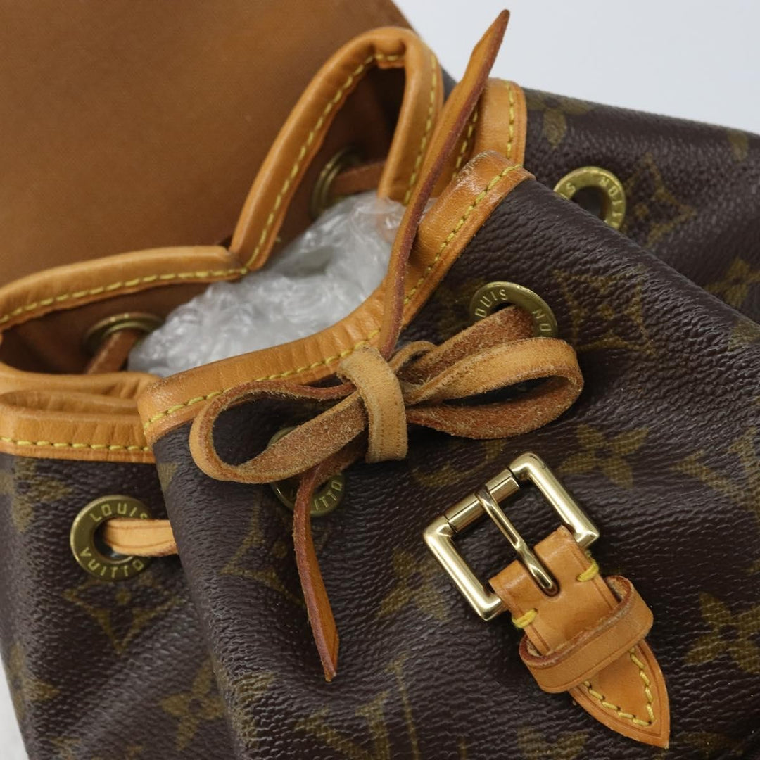 Louis Vuitton Vintage Montsouris Backpack Monogram Canvas