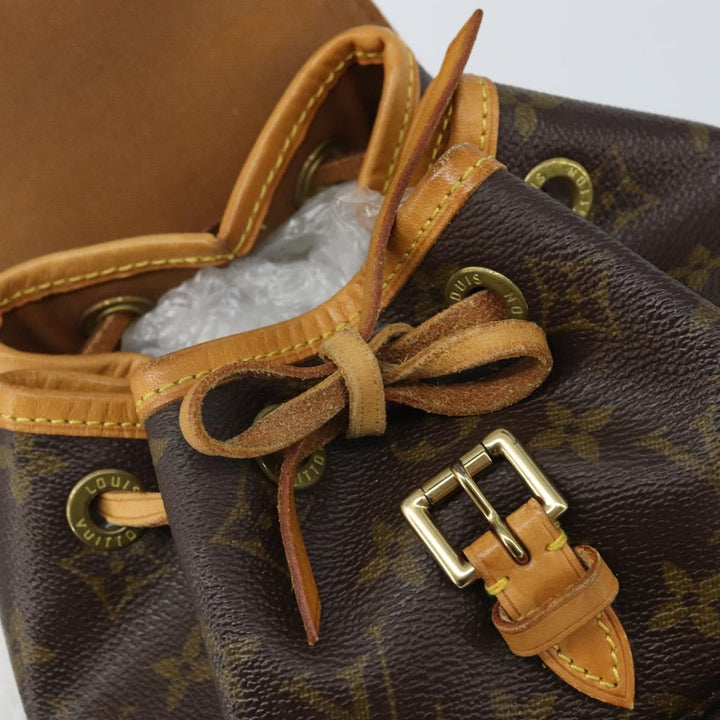 Louis Vuitton Vintage Montsouris Backpack Monogram Canvas
