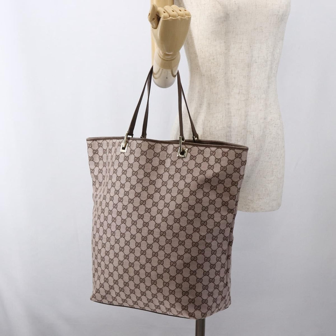 Gucci Vintage Bucket Shopping Tote GG Canvas