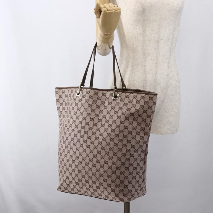 Gucci Vintage Bucket Shopping Tote GG Canvas
