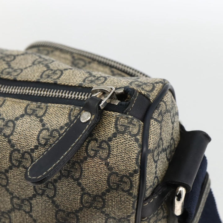 Gucci Double Pocket Messenger Bag GG Coated Canvas