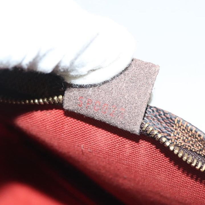 Louis Vuitton Trousse Make Up Bag Damier Canvas