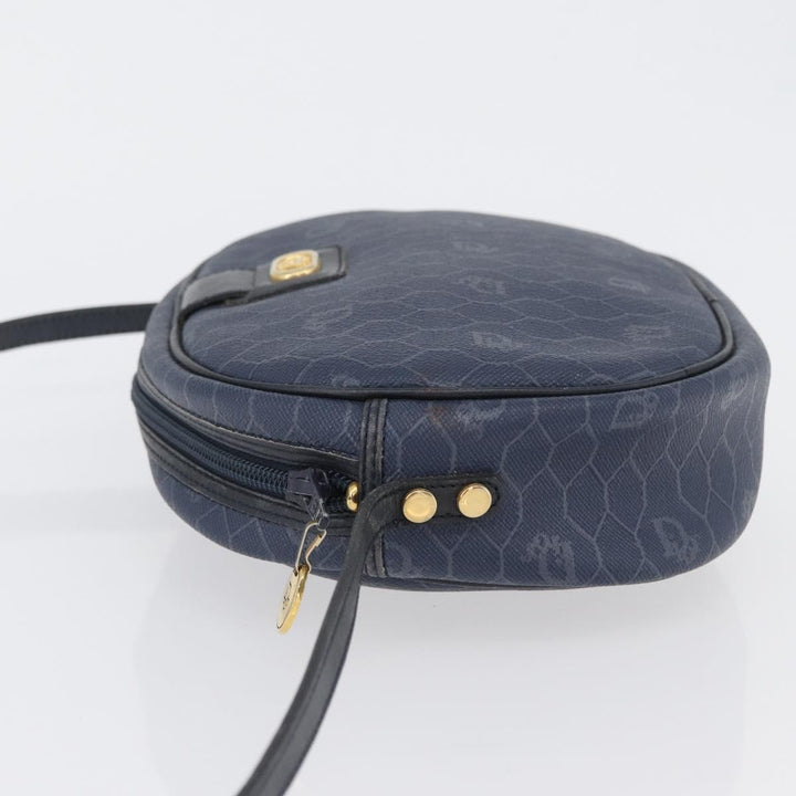 Christian Dior Vintage Honeycomb Shoulder Bag Canvas