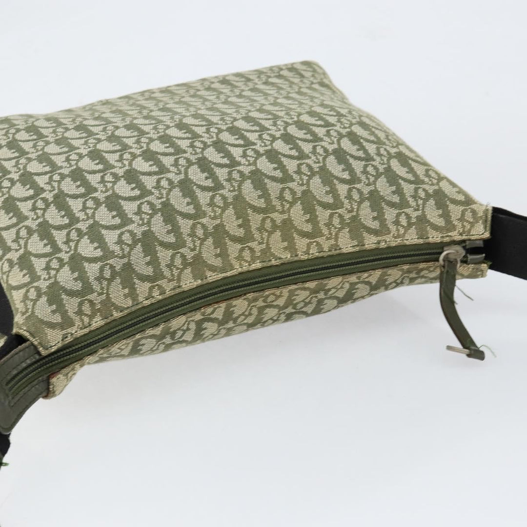 Christian Dior Vintage Trotter Shoulder Bag Canvas