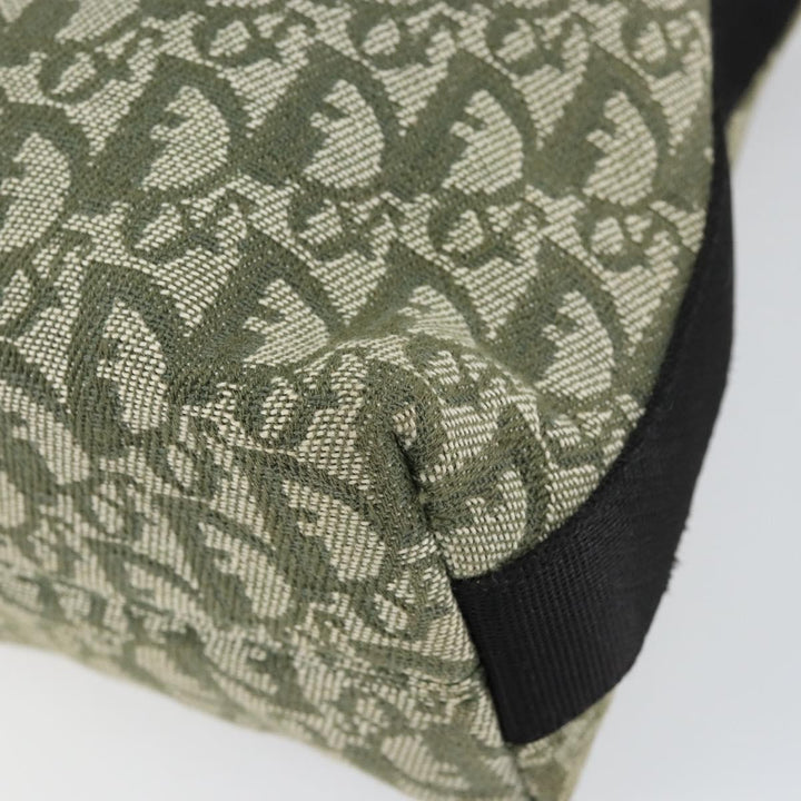 Christian Dior Vintage Trotter Shoulder Bag Canvas