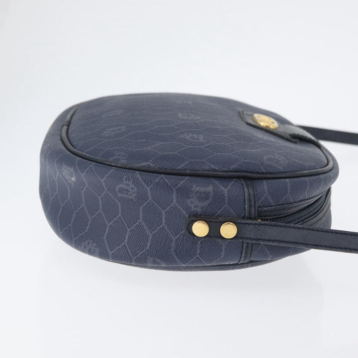 Christian Dior Vintage Honeycomb Shoulder Bag Canvas