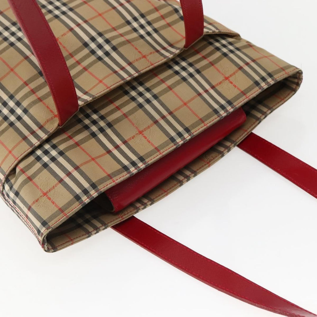 Burberry Nova Check Tote canvas check pattern