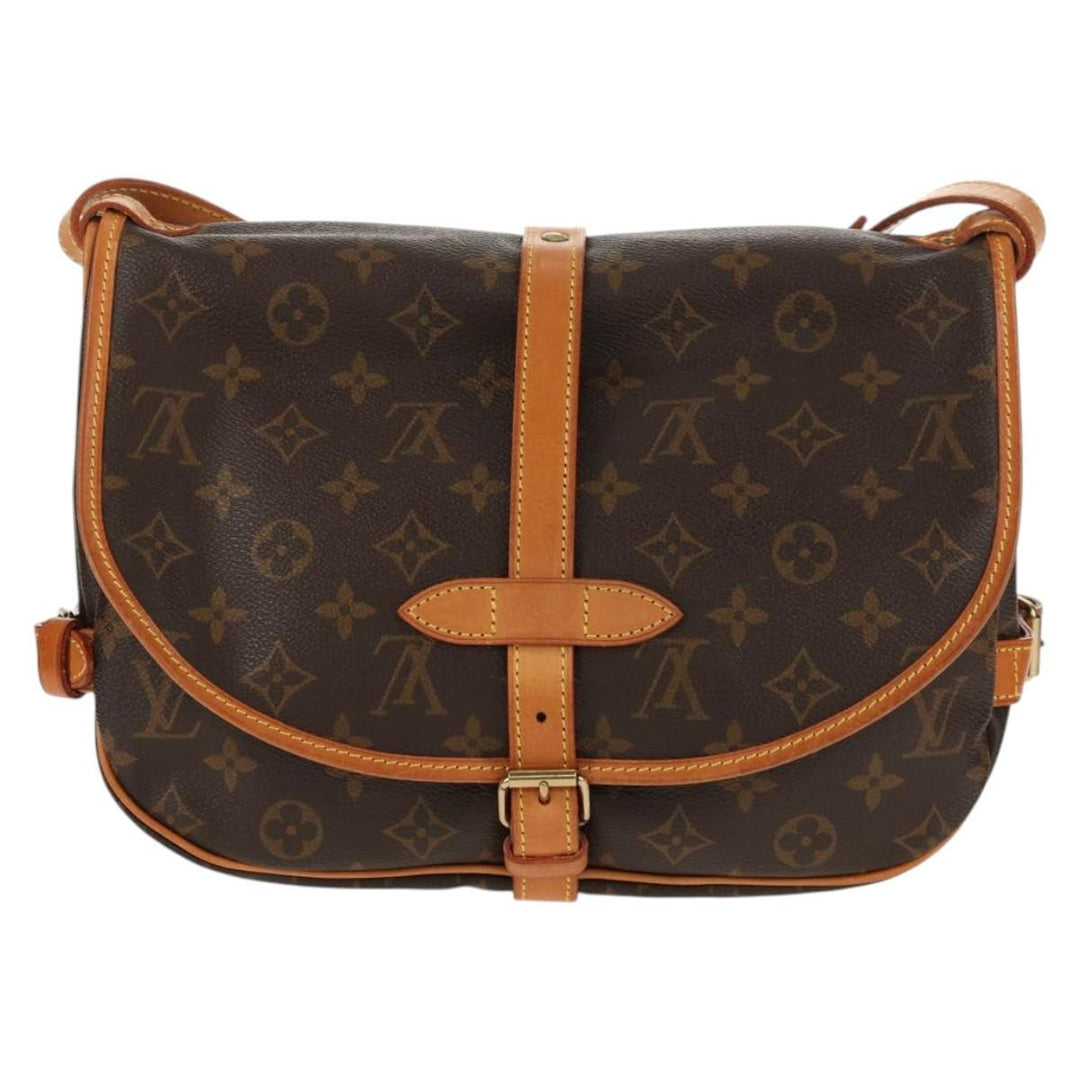 Louis Vuitton Saumur Handbag Monogram Canvas