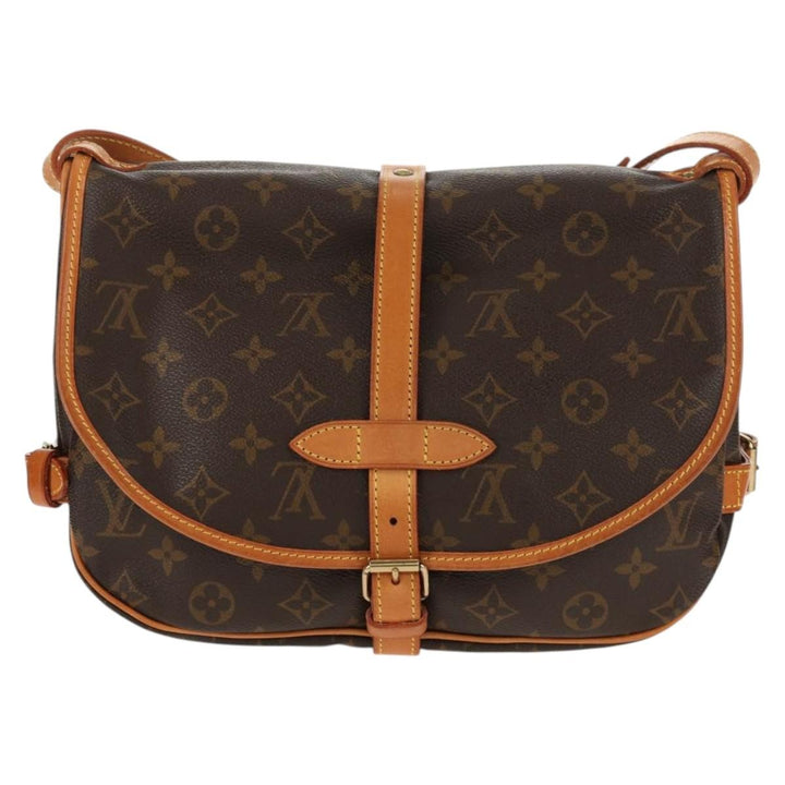 Louis Vuitton Saumur Handbag Monogram Canvas