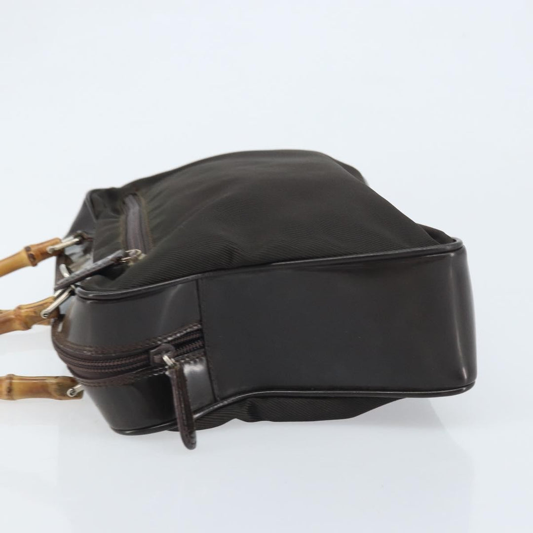 Gucci Vintage Bamboo Handle Bag Nylon