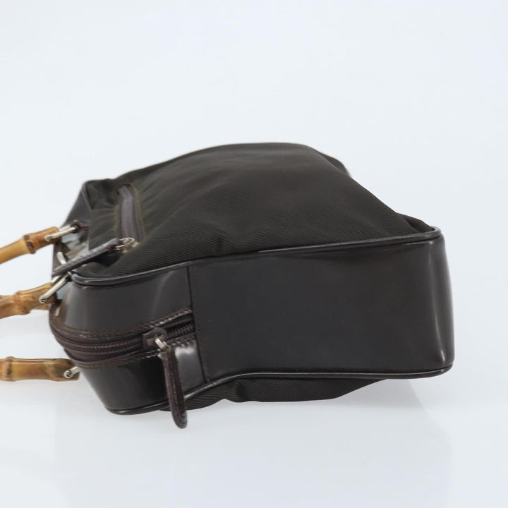 Gucci Vintage Bamboo Handle Bag Nylon