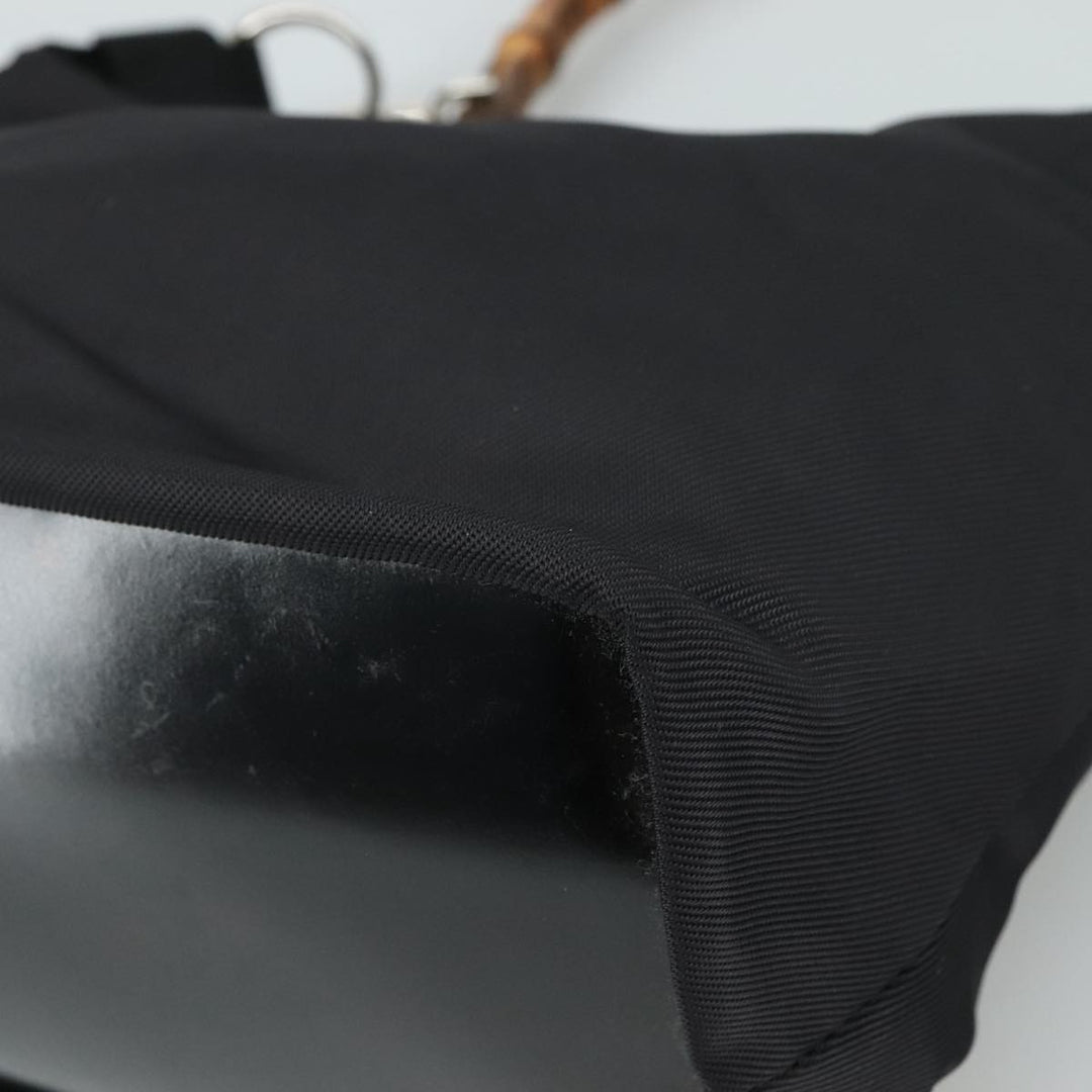 Gucci Vintage Bamboo Handle Bag Nylon