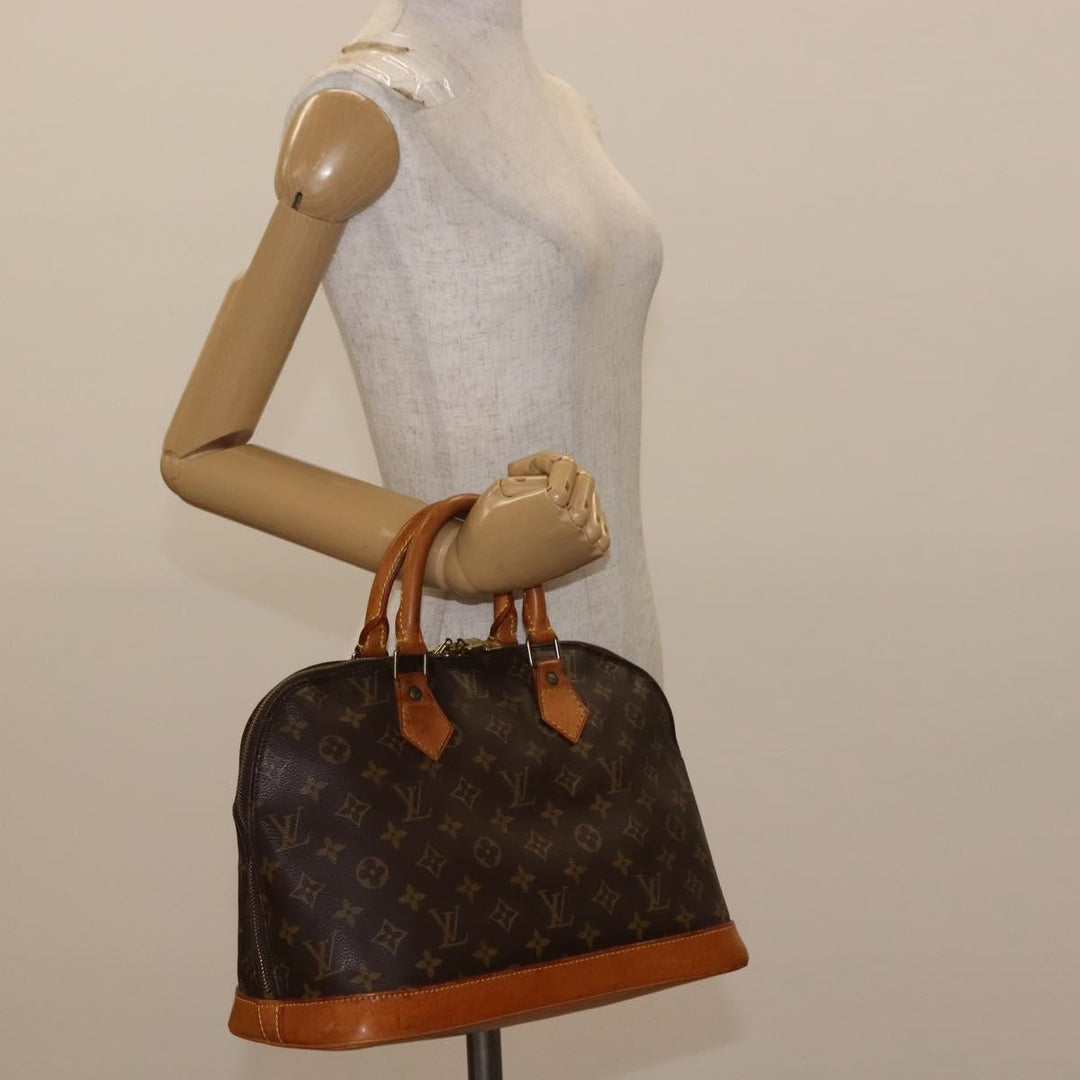 Louis Vuitton Vintage Alma Handbag Monogram Canvas