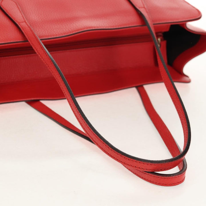 Gucci Grand Prix Interlocking GG Tote Grainy Leather