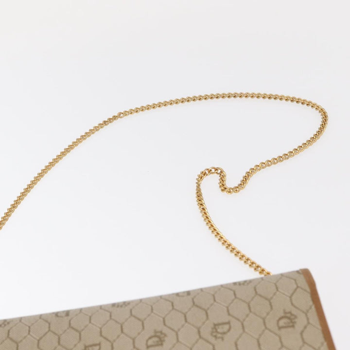 Christian Dior Vintage Honeycomb chain Canvas