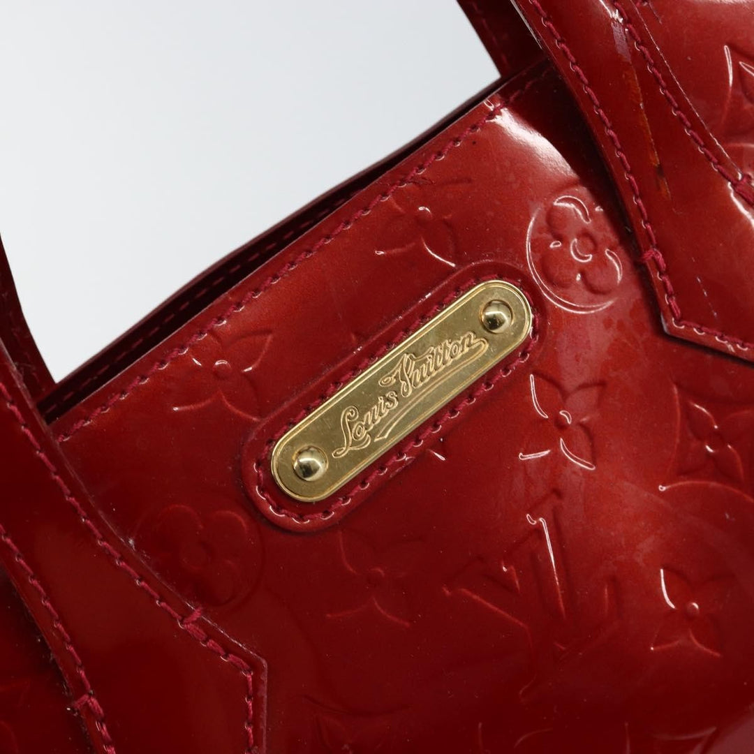 Louis Vuitton Wilshire Handbag Monogram Vernis