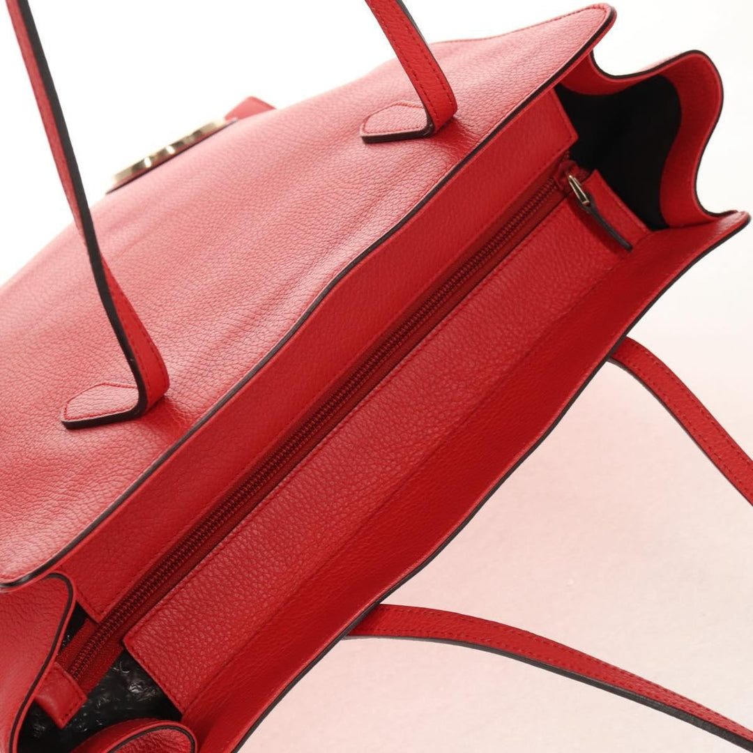 Gucci Grand Prix Interlocking GG Tote Grainy Leather