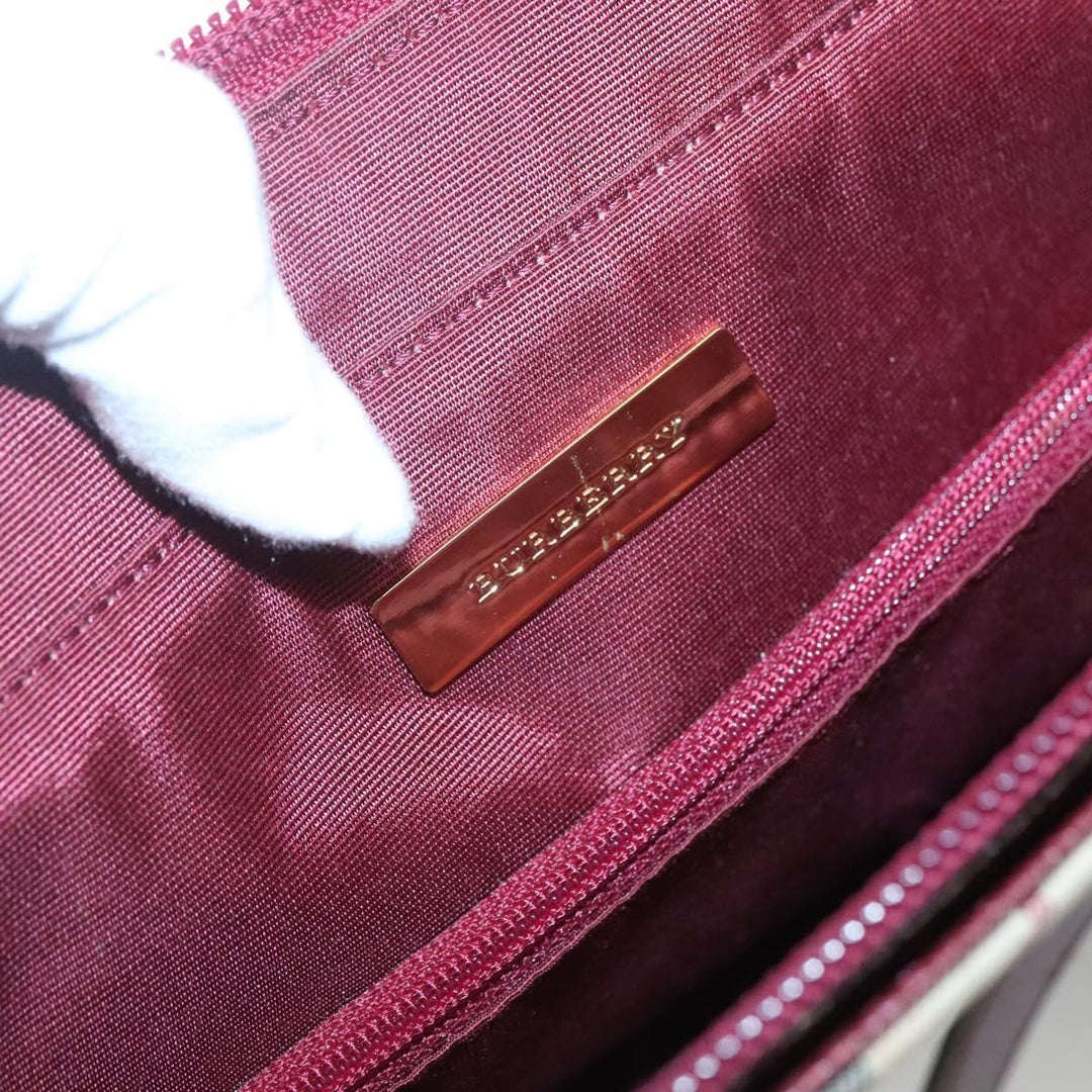 Burberry Nova Check Tote Canvas and Leather