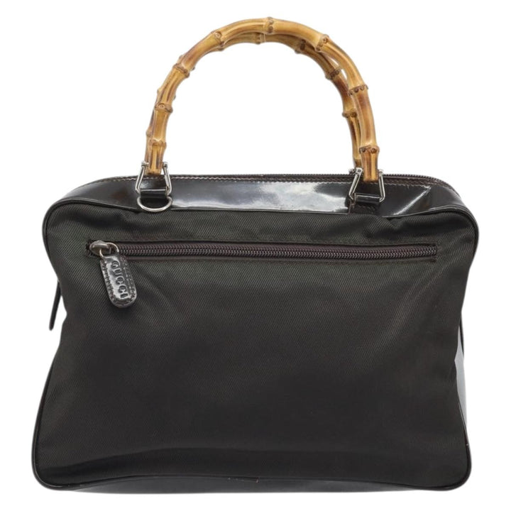 Gucci Vintage Bamboo Handle Bag Nylon