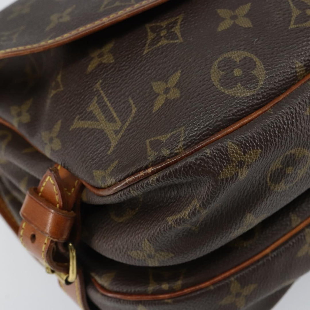Louis Vuitton Saumur Handbag Monogram Canvas