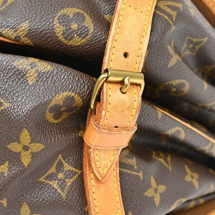 Louis Vuitton Saumur Handbag Monogram Canvas